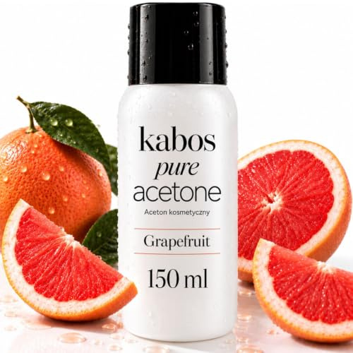 Kabos UV Nagellackentferner Aceton med grapefruktdoft | 150ml | Gelpolishborttagare