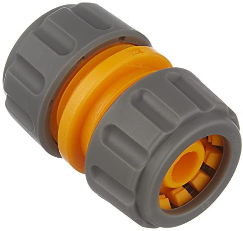 HOZELOCK - Hose Repair Connector ø 12.5mm - 15mm (1/2- 5/8): Repair your Hose Permanently, Easily, Quickly and Without Tools [2100A6002], Grey