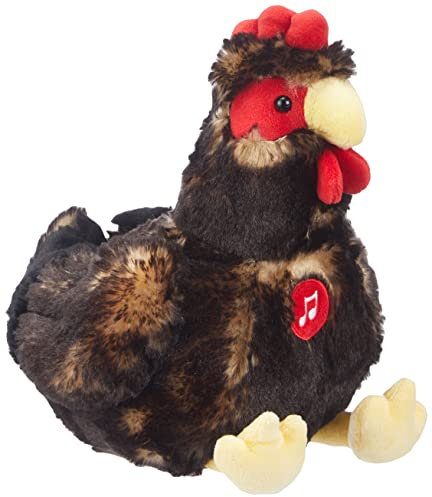 Gipsy – 070355 – Plüsch – Henne – Schwarz, mit Geräuschen – 22 cm, Noire