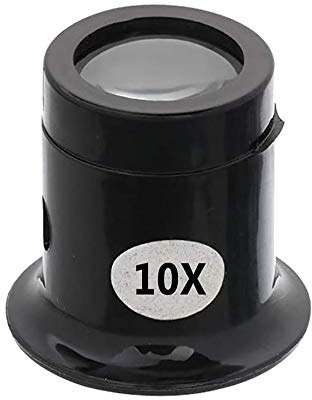 Shiwaki 10X Watchmaker Loupe, Magnifying Glass for Jewellery, Diamonds, Coins, Engravings