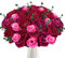 Fairblo Rose Finte Fiori di Seta Artificial Bouquet di Fiori 32 Teste Pink Rosa Piante Artificiali per Matrimoni, Casa, Feste di Compleanno, Decorazioni da Giardino