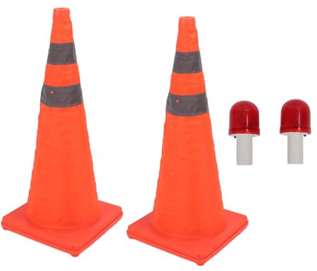 Conos de tráfico Plegables Reflectantes Paquete de Seguridad de Seguridad de Seguridad de Naranja múltiple múltiples