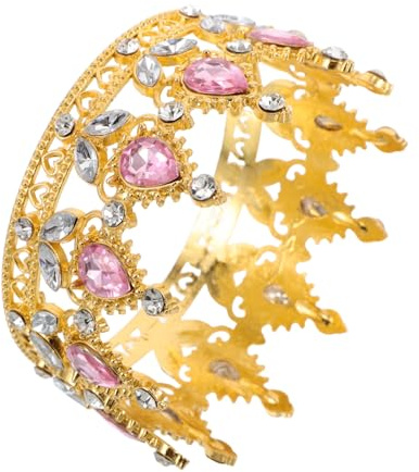 BESPORTBLE Couronne Mariée Élégante Alliage de Zinc Accessoire Cheveux pour Mariage et Fête Diadème Scintillant pour Femmes Ornement de Tête Glamour pour Cérémonie