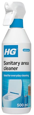 HG Sanitary Area Cleaner - Bathroom Cleaner Spray for Toilets, Sinks, Basins, Bidets, Handles and Bathroom Areas, Hygienic Formula with Fresh Fragrance – 500ml