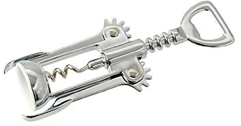 FACKELMANN Korkenzieher, Metall, Silber