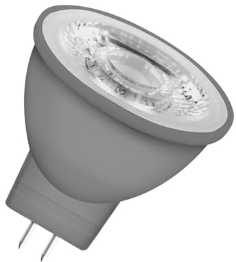 OSRAM bombilla reflectora LEDr LED, casquillo: GU4 | Blanco cálido, 2700 K, 4 W | Repuestos para reflector bombilla de 35 W | LED Star MR11 12 V