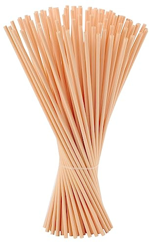 100 Pezzi Bastoncini per Diffusori, Bastoncini in Fibra per Diffusore, Bastoncini Profumatori Ambiente per Olio Essenziale Spa Hotel Ufficio a Casa (20cm x 3mm, Naturale)