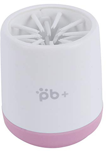 Tasse De Nettoyage Pour Pattes D'Animaux, Nettoyeur De Pattes De Chien Automatique (Rose)