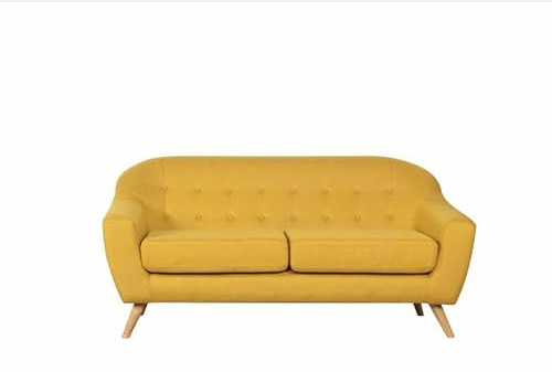 Mueblix | Sofa Marte 3 Plazas | Sofas de Salón Modernos | Asiento, Respaldo y Apoyabrazos de Espuma de Poliuretano | Sofa de Diseño