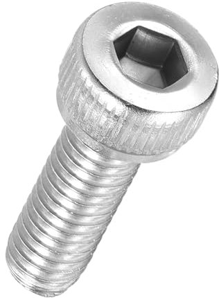 Kozelo 100pz Viti a Testa Cilindrica Esagono Incassato-[M4-0.7 x 12mm] Acciaio Inossidabile 304 Chiave Bussola Esagonale Filettatura Completa per Motore Elettrico Stampante 3D, Argento