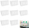 NHQZ organizador nevera,organizadores nevera,Accesorios nevera, Organizador de Frigorífico,8 PCS Divisores para Frigorífico, Organizador Ajustable para Frigorífico, Separadores Cajón Frigorífico