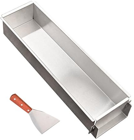 RETUOLWAG Stampo da dessert in acciaio inox per tiramisus e torte professionali con base staccabile