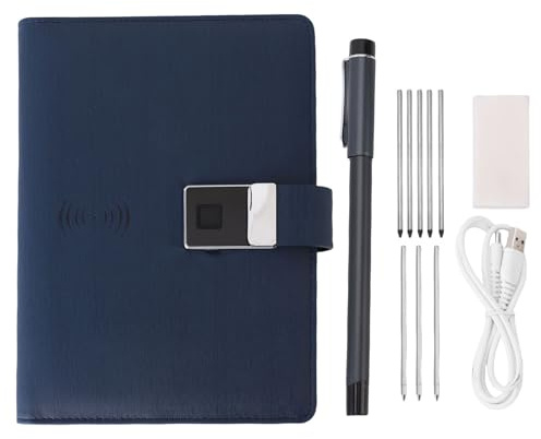 TOPINCN Smart Pen Notebook Set, Smartpen Writing Set Digital Note Taking Real Paper Writing Syncs to App, Smart Notebook