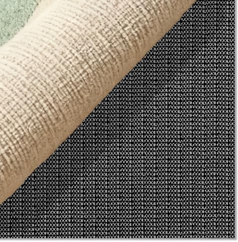 Antiscivolo per Tappeti 45 x 90 cm Antiscivolo Sottotappeto Rete Multiuso Tagliabile Lavabile per Cassetti in Moquette Sottotappeto, Nero