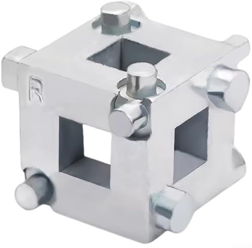 Bulevisiter Carbon Steel 3/8 Disc Brake Caliper Adjuster Tool for Brake Pad Replacement and Piston Retraction, Compatible with Multiple Vehicle Models