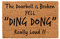 CKB LTD® DOOR BELL BROKEN - YELL Novelty DOORMAT Unique Doormats Front/Back Door Mats Made with a non-slip PVC backing - Natural coir - Indoor & Outdoor