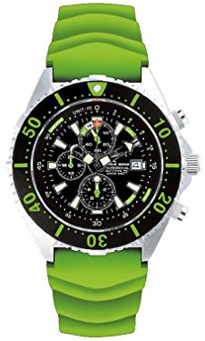 Chris Benz montre de plongée Depthmeter chronographe CB-C300-G-KBG