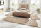 BT Carpet Bettumrandung in Woll-Optik Wolly Beige Braun, 3-teilig (2 x 67x140 cm; 1 x 67x250 cm)