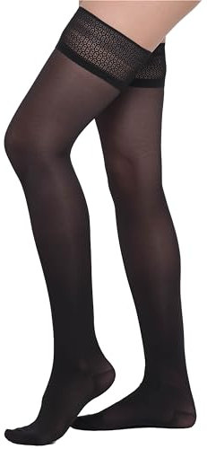 BeOnTop Calze Autoreggenti Compressione Graduata 140 Denari - 22-23 mmHg, Comfort Support Line Donna by Gambetti - Made in Italy