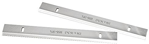 Wnuanjun 1 Paire 6 156mm HSS Couteau de raboteuse d'épaisseur Blade DE Panneau DE Bois 156X16.3X3MM Outils de Travail du Travail sur Le Bois (Taille : 156x16.3x3mm)