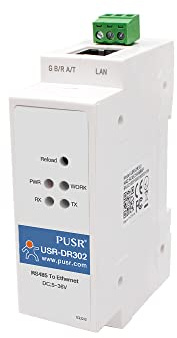 PUSR DIN-Schienen-Gateway Mit Modbus RTU zu TCP RS485 zu Ethernet Konverter USR-DR302