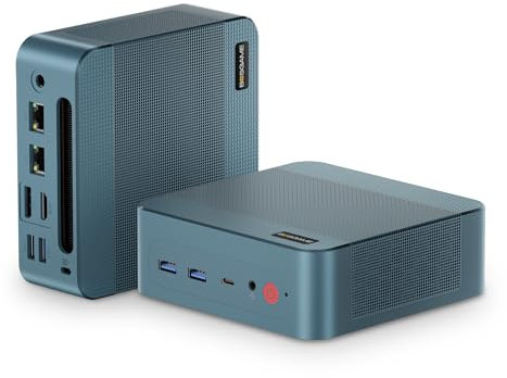 BOSGAME P2 Pro Mini Gaming PC 12th Intel i9-12900H (14C/20T, up to 5.0GHz), 32GB DDR5 1TB PCIe 4.0 SSD Mini Computers with HDMI+DP+Thunderbolt 4 Support Wi-Fi6 BT5.2, Dual 2.5G LAN Mini PC