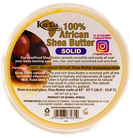 Kuza 100% african Shea butter Solid