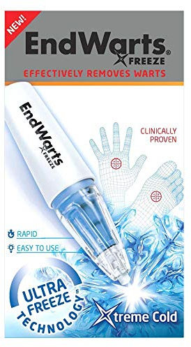 EndWarts Freeze - eine Lösung zur Entfernung von Hautwarzen und Verruca - basierend auf Kryotherapie - bis zu 7 Dosen, 7,5 g
