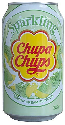 CIBO - LATTINA CHUPA CHUPS FRIZZANTE MELONE E LATTE 345 ML