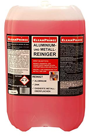 Aluminiumreiniger Metallreiniger 10 Liter Alu Zink Grundreiniger für oxidierte Metalloberflächen