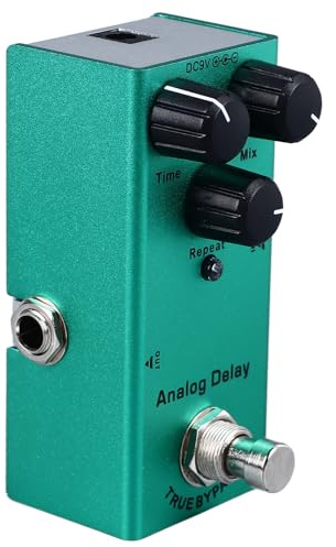 Lightweight and Portable Electric Guitar Effect Pedal, Accurate Adjustment of Tone, Sound Quality and Distortion Level Unique for Various Electric Guitars Aluminum Alloy Material