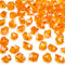 VGOODALL 150PCS Fake Ice Rocks, Orange Acrylic Crushed Ice Rocks Mini Fake Diamonds Plastic Gems for Vases Fillers Home Table Decorations