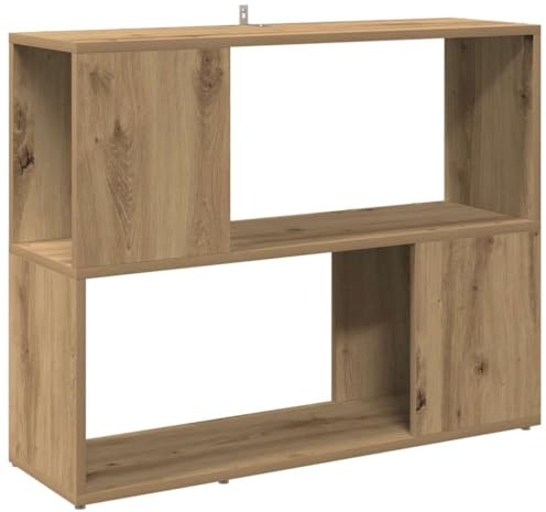 vidaXL Estantería/Divisor de Espacios Roble Artisan 80x24x63 cm