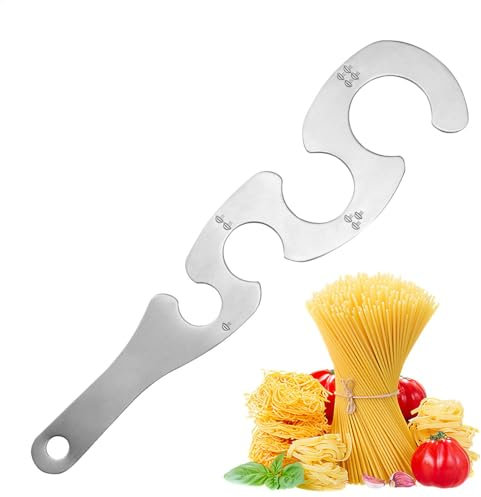 Pastamadellinjal för – pastamadelverktyg, S-formad spaghettimätare