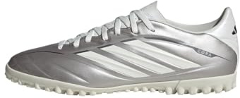 adidas Unisex COPA Pure IV klubb fotbollsskor, rullgräs, Taupe Met Zero Metalic Night Metallic, 45 1/3 EU