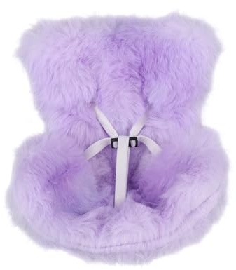 Siège Auto Poupées, Siège Sécurité Peluche avec Clips Ventilation pour Poupées 17cm Canapé Jouet Élégant Décorations pour Voiture Décoration Intérieur Présentation Bureau (Violet)