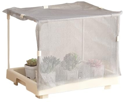 Mini-växthus, bärbar miniväxtodling, vinterväxthus, för lägenhet, balkong, terrass, trädgård