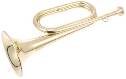 FOMIYES Tromba in Ottone per Studenti e Principianti, Strumento Musicale Educativo, Tromba per Apprendimento Finitura Liscia, Adatta a Esibizioni Scolastiche e Attività Musicali