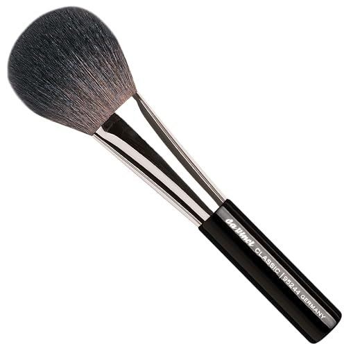 da Vinci 95244 Puderpinsel oval, Echthaar (extrafeines Ziegenhaar), 1er Pack (1 x 1 Stück)