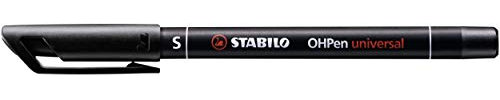 Folienstift - STABILO OHPen universal - permanent superfein - Einzelstift - schwarz