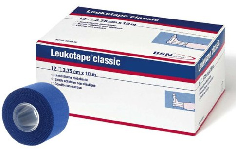 BSN medical Leukotape classic, Tapeverband 3,75cmx10m, 5 Rollen, blau