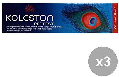 Set 3 KOLESTON PERFECT Profesional 6-77 Rubio Oscuro Arena Intensa Productos para el cabello