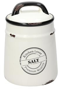 Tognana Urban Chic,Tarro para Sal, cerámica, Blanco