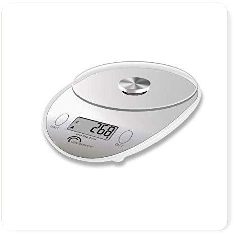 LB Office HBP 900 Letter Scales Tempered Glass White