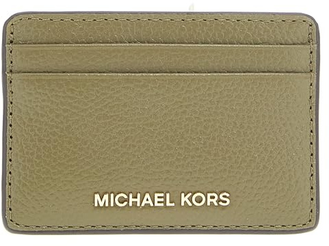 Michael Kors 32F7GF6D0L-367 CARD HOLDER Women SAFARI GREEN Size One Size
