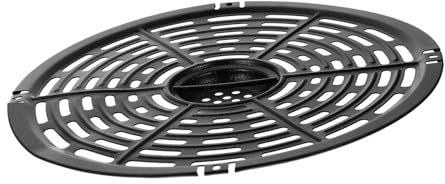 KICHOUSE sartén de Aire Air Fryer freidora Aire airfriyer sartén para Asar Parrilla de freidora sarten Parrilla sartén de freidora de Aire sartén freidora de Aire Hierro Forjado Black