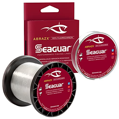 Seaguar AbrazX 100% Fluorocarbon Fishing Line 15lbs, 1000yds Break Strength/Length - 15AX1000