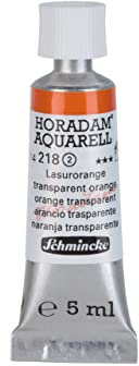 Schmincke – HORADAM® AQUARELL - feinste Künstler-Aquarellfarben, Lasurorange - 5 ml