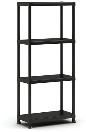 Keter Plastic Shelf Plus 60/4, 1 piece, Black, 9503000 0022