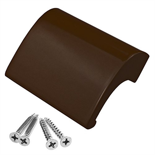 Fenster-hammer FH-'Stabil' Balkontürgriff Balkongriff Ziehgriff Terrassentürgriff Deluxe - Aluminium - Farbe braun, RAL 8017